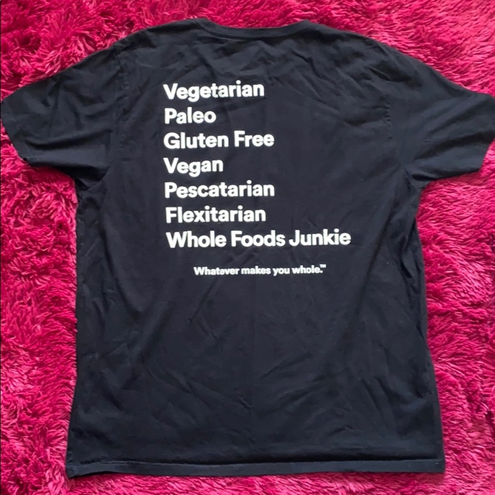 WFM Whatever Makes You Whole black t-shirt